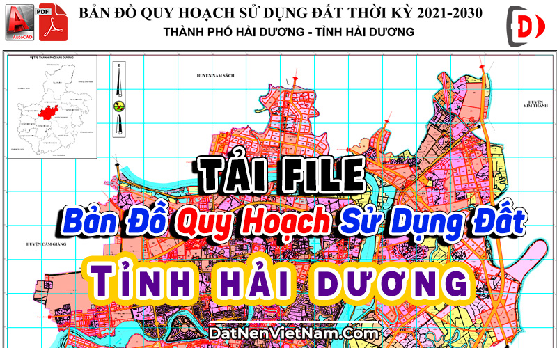 Banner Tai File Ban Do Quy Hoach Su Dung Dat Tinh Hai Duong PDF CAD Moi Nhat