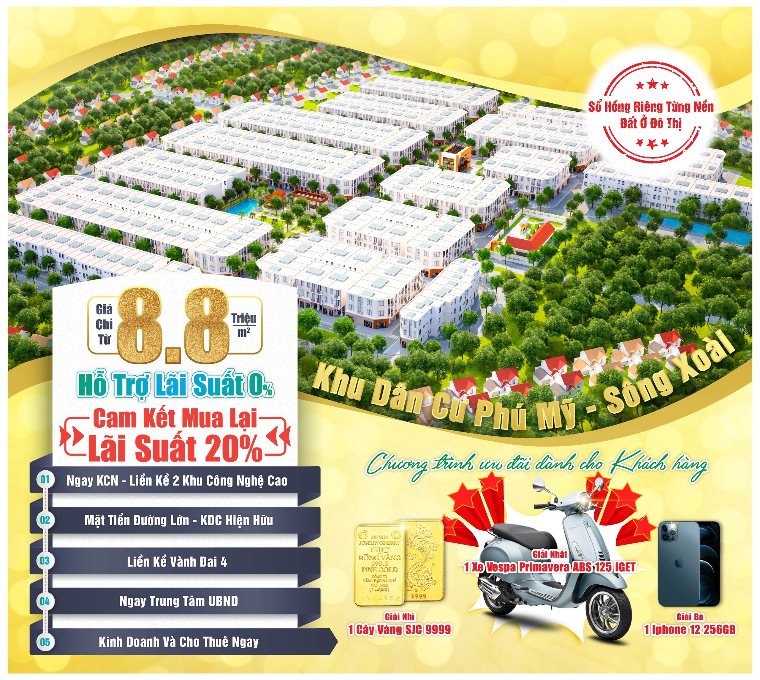 Cập Nhật Bảng Giá Khu Dân Cư Sông Xoài 11/2021