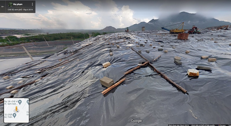 Hinh anh ben trong khu bai rac toc tien khu xu ly chat thai