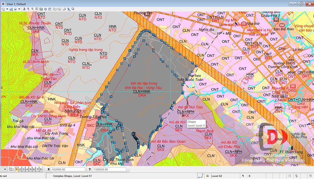 Tong the Quy Hoach Vi Tri Khu Cum Xu Ly Chat Thai Toc Tien nam 2021