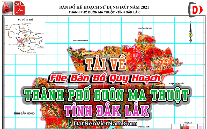 Banner Tai File Ban Do Quy Hoach Su Dung Dat 705 Thanh pho Buon Ma Thuot