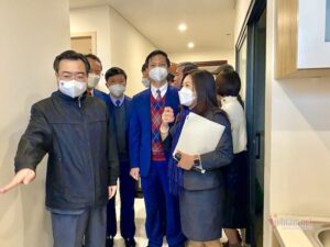 Bộ trưởng Xây dựng Nguyễn Thanh Nghị ‘xông đất’ căn hộ 400 triệu đầu năm