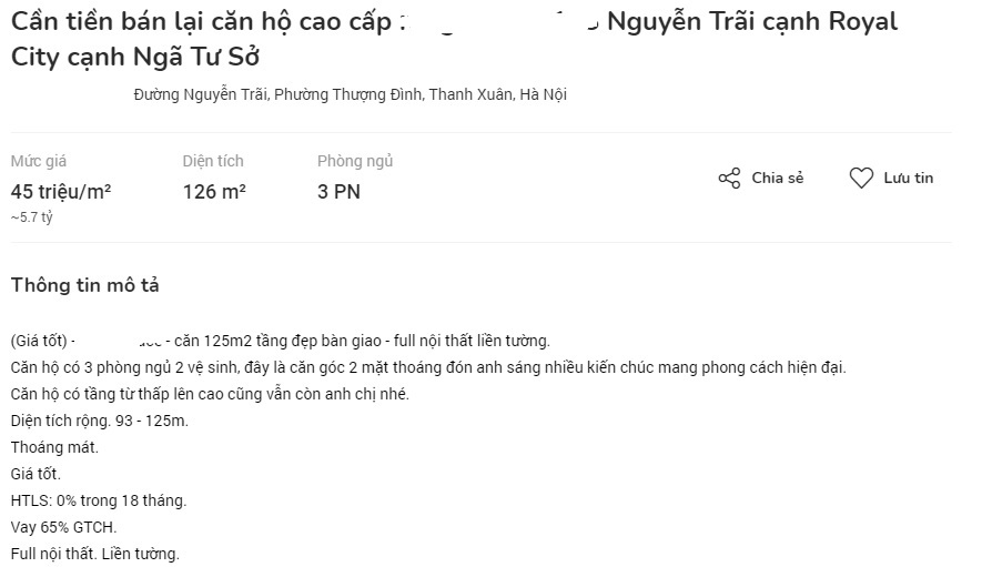 Nghịch cảnh giữa sốt đất, căn hộ rầm rập rao bán cắt lỗ chạm đáy 900 triệu