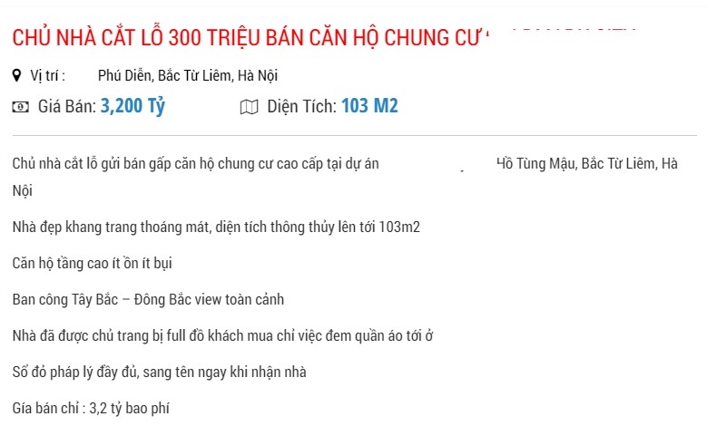 Nghịch cảnh giữa sốt đất, căn hộ rầm rập rao bán cắt lỗ chạm đáy 900 triệu