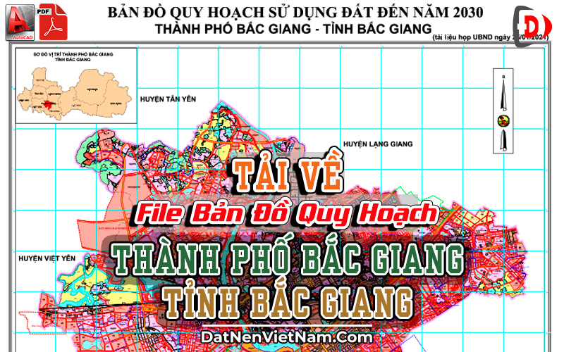 Banner Tai File Ban Do Quy Hoach Su Dung Dat 705 Thanh pho Bac Giang