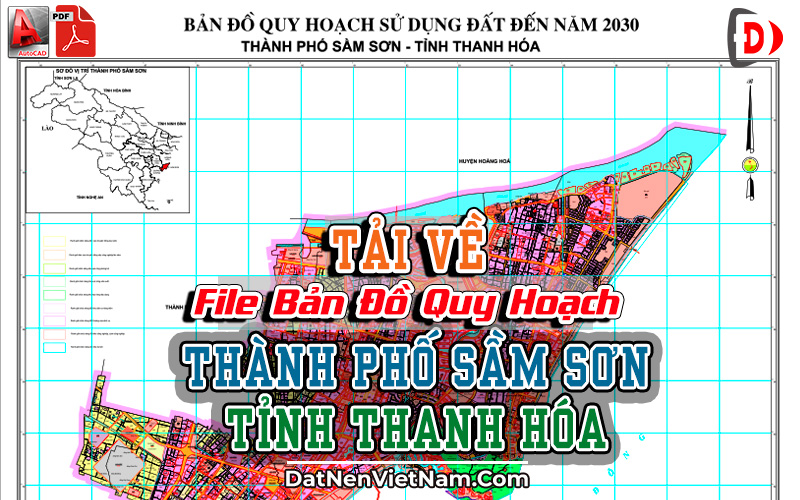 Banner Tai File Ban Do Quy Hoach Su Dung Dat 705 Thanh pho Sam Son