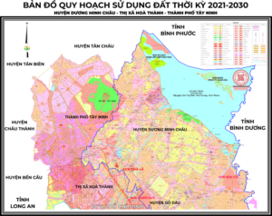 Quy hoạch vùng phát triển trọng điểm Thị xã Dương Minh Châu 2030