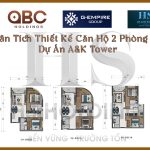 Thiết Kế Căn Hộ 2 Phòng Ngủ Dự Án AK Tower – Tối Ưu Không Gian, Riêng Tư & Tiện Nghi