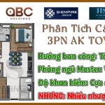 Căn Hộ 3PN AK Tower – Hàng Hiếm Chỉ 35 Căn nhưng Nhiều Nhược Điểm